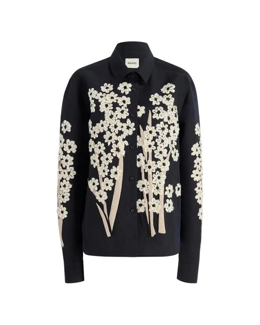 Khaite Black Argo Top