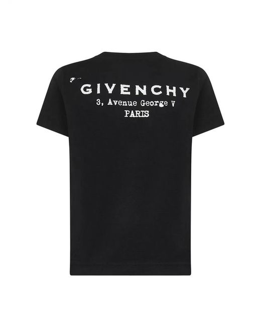 Givenchy Black Cotton T-Shirts