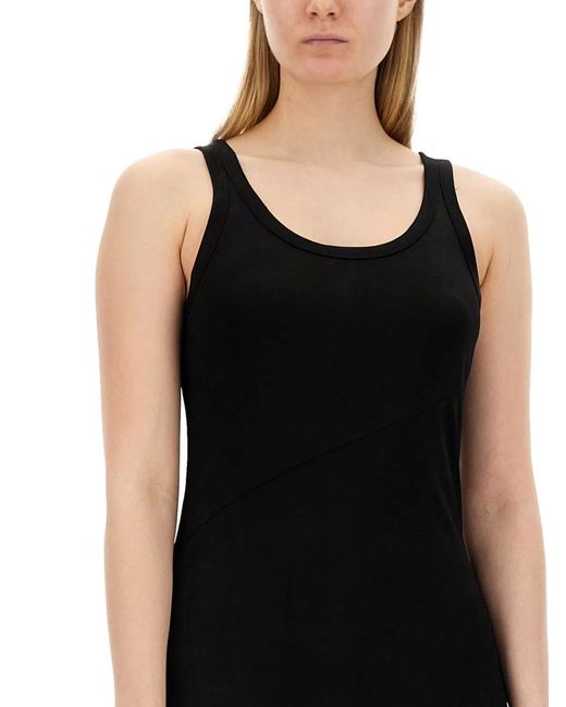 Helmut Lang Black Jersey Camisole Dress