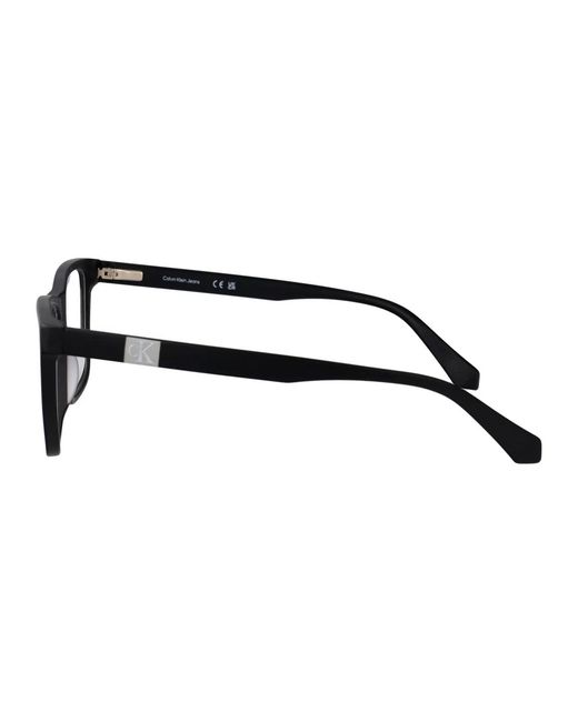Calvin Klein Black Matte Acetate Glasses for men
