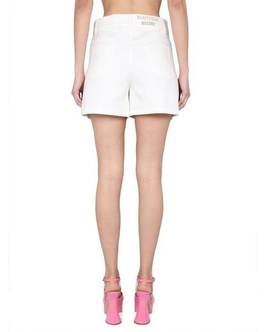 Boutique Moschino White Shorts