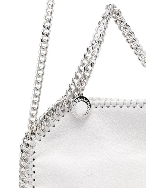 Stella McCartney Gray Falabella Tiny Crossbody Bag
