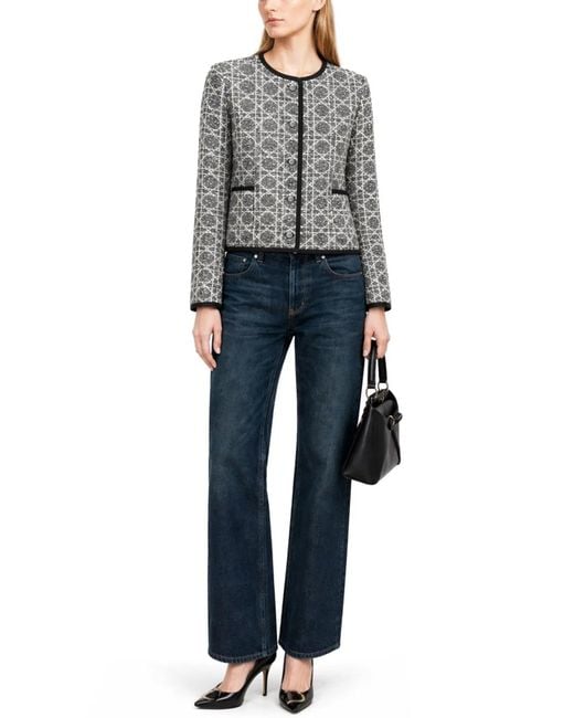 Dior Gray "Macrocannage" Jacket