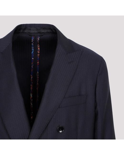 Etro Blue Jacket for men