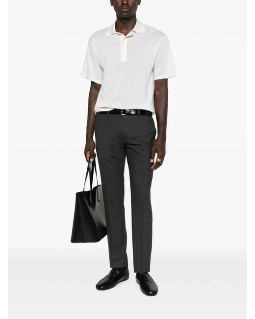 Lisa Yang White Carter Polo Shirt for men