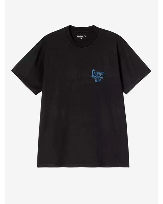 Carhartt Black Logo-Print Cotton T-Shirt for men