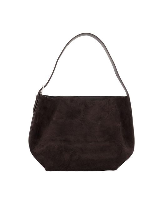 Totême Black Medium Belted Shopper Bag