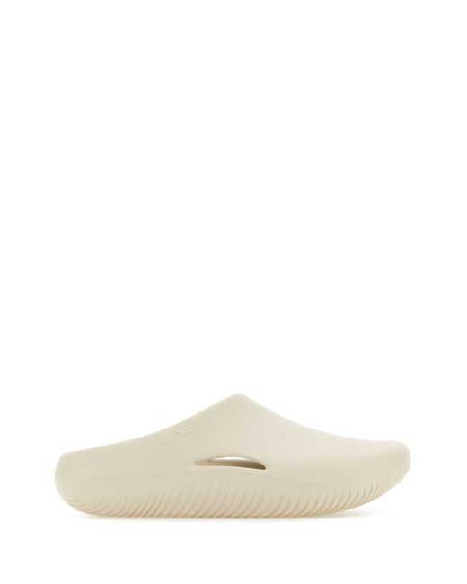CROCSTM White Ivory Crosliteâ„ Mellow Mules