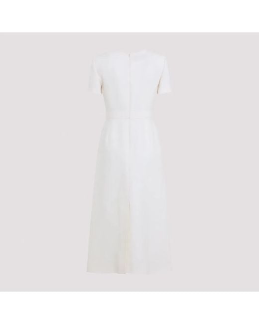Valentino White Avorio Midi Dress