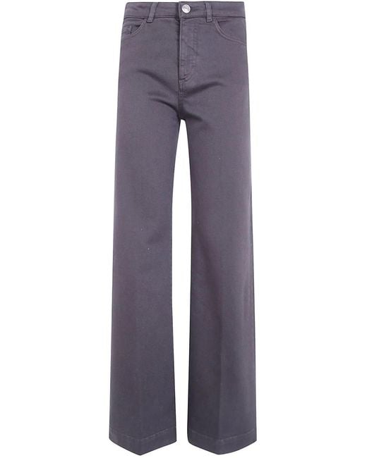 Seventy Blue Wide Leg Denim