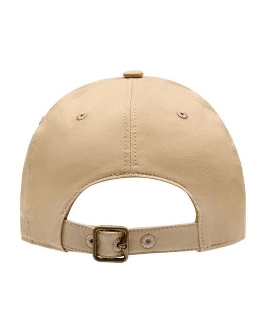 Burberry Natural Logo Cotton Baseball Cap for men