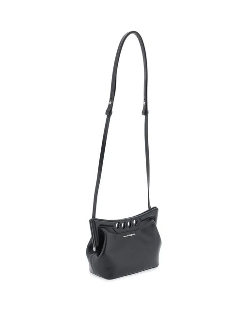McQueen Black The Mini Peak Purse