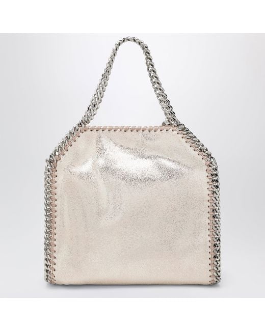 Stella McCartney White Light Falabella Mini Tote Bag