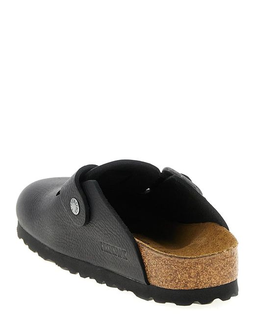 Birkenstock Black 'Boston Wire Buckle' Sabots