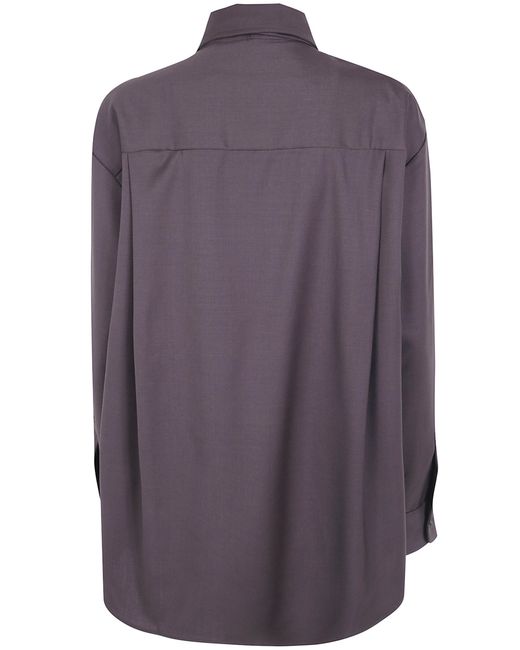 Frankie Shop Purple Frankie Shop Polyester Shirt