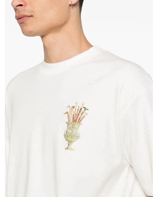 Drole de Monsieur White "Cannes" T-Shirt for men