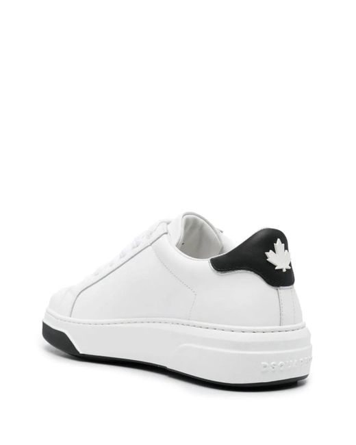 DSquared² White Snm017201506948 Bumper Low Sneaker for men