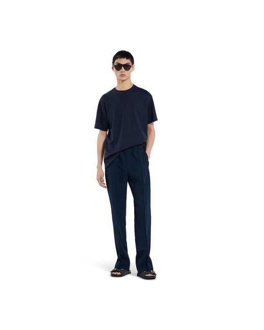 Gucci Black Rhein Gg Denim Cotton Slides for men
