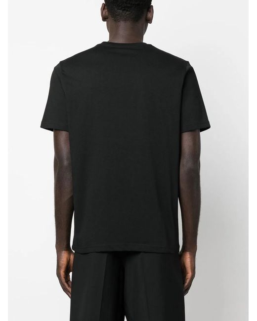 Paul Smith Black Ps Paul Smith Zebra Organic Cotton T-Shirt for men