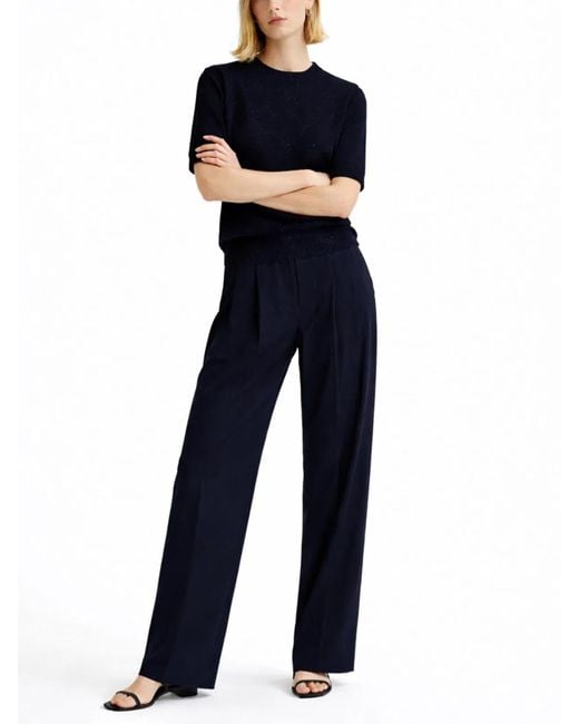 Fabiana Filippi Blue Wool Pants
