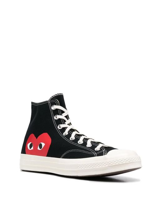 COMME DES GARÇONS PLAY White Chuck Taylor High-Top Sneakers