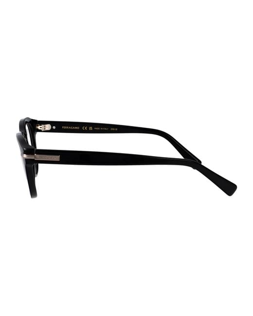 Ferragamo Black Acetate Glasses for men