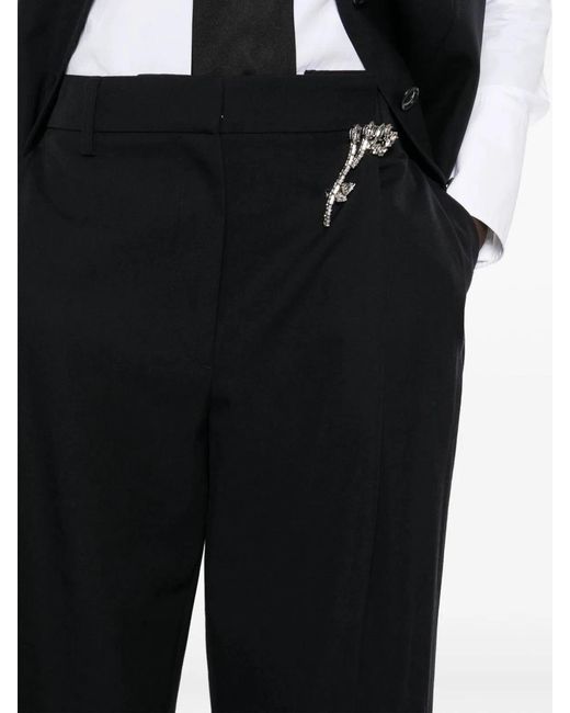 Prada Black Light Glass Brass Pants