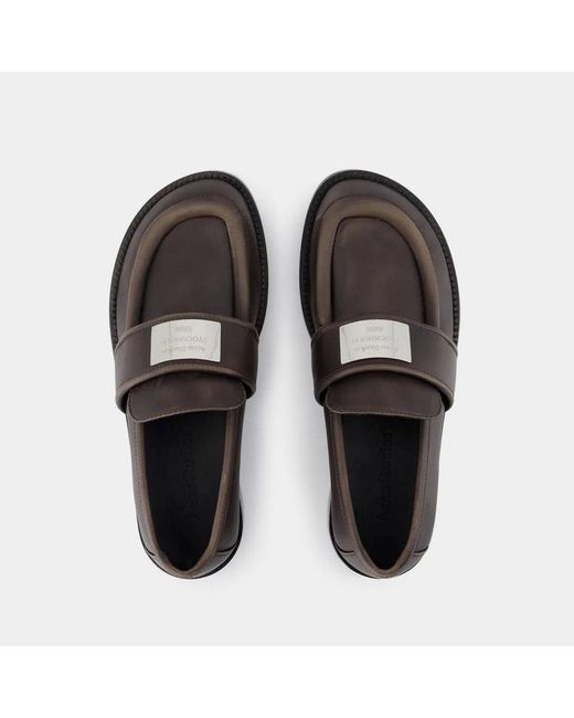Acne Black Bargot Sludge Moccasins