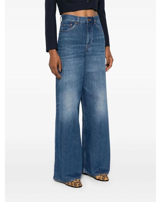 Chloé Blue Bell-Bottom Jeans