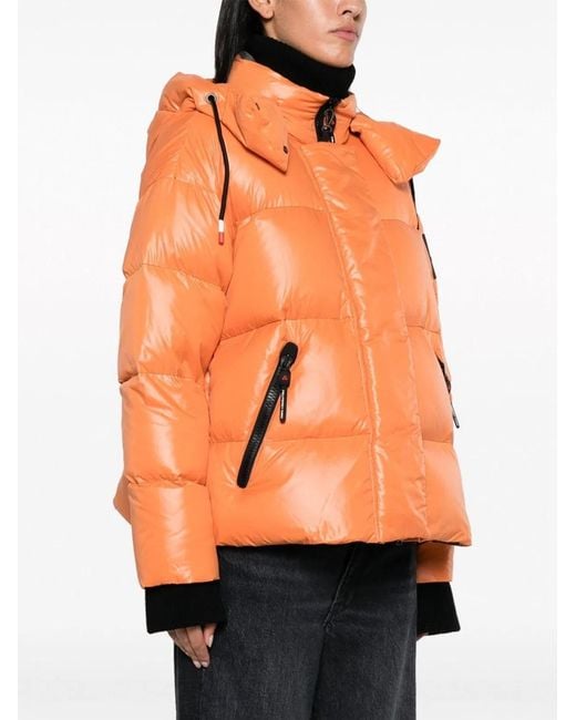 Peuterey Orange Kasha Down Jacket