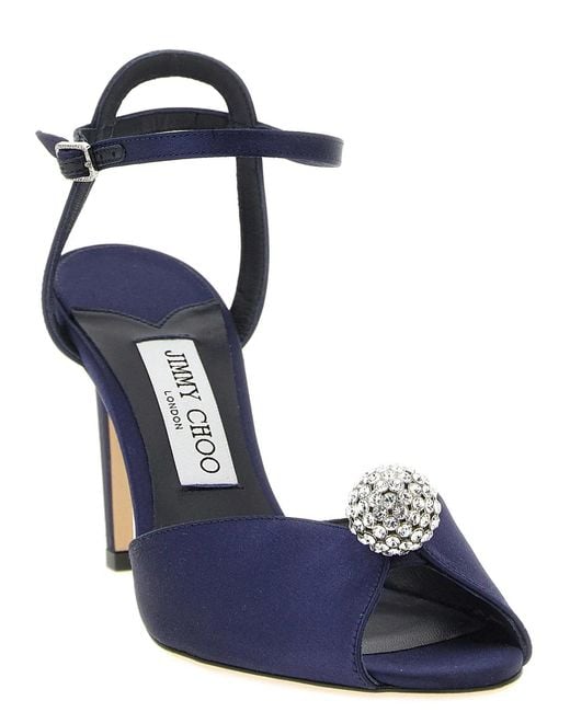 Jimmy Choo Blue 'Sacora' Sandals
