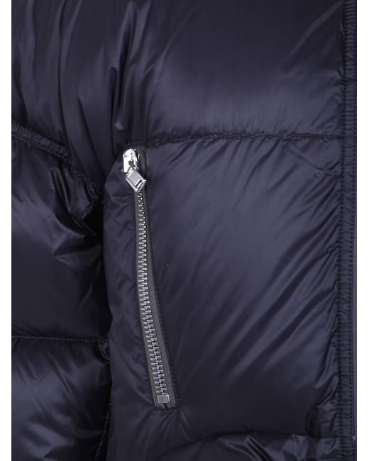 Rick Owens Blue Draculimo Down Jacket