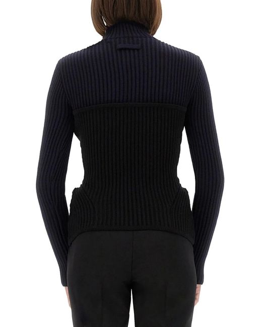 Jean Paul Gaultier Black Shirt With Corset