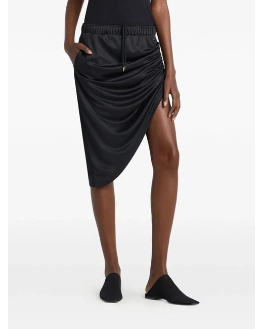 Courreges Black Courregès Twist Sport Polyester Skirt
