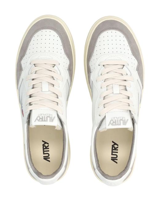 Autry White Medalist And Sneakers for men