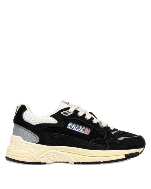 Autry Black Flat Shoes