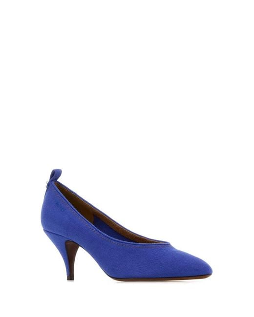 Versace Blue Denim Pumps