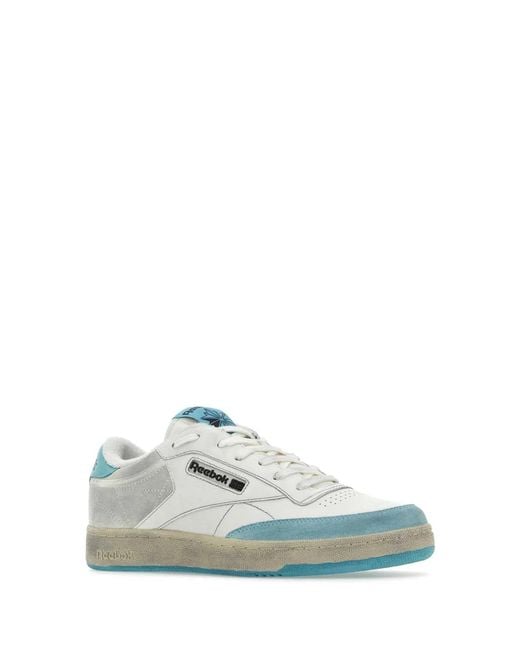 Reebok Multicolor Two-Tone Leather And Suede Club C Sneakers for men
