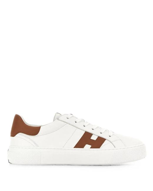 Hogan White Crosswind Sneakers for men