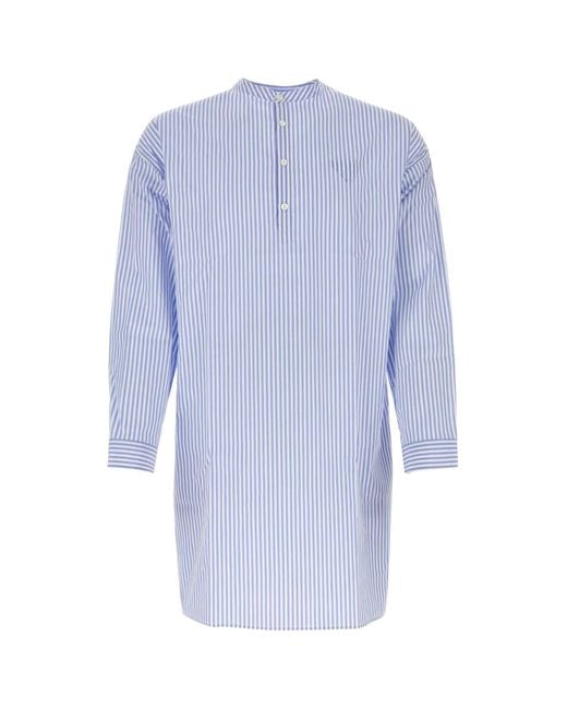 Prada Blue Camicia for men
