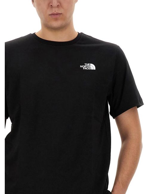 The North Face Black T-Shirt With Logo for men