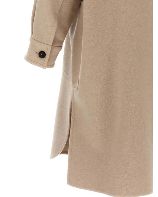 Max Mara Natural 'Baruffa' Coat