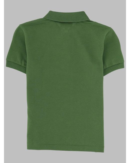 Lacoste Green Polo Con Logo