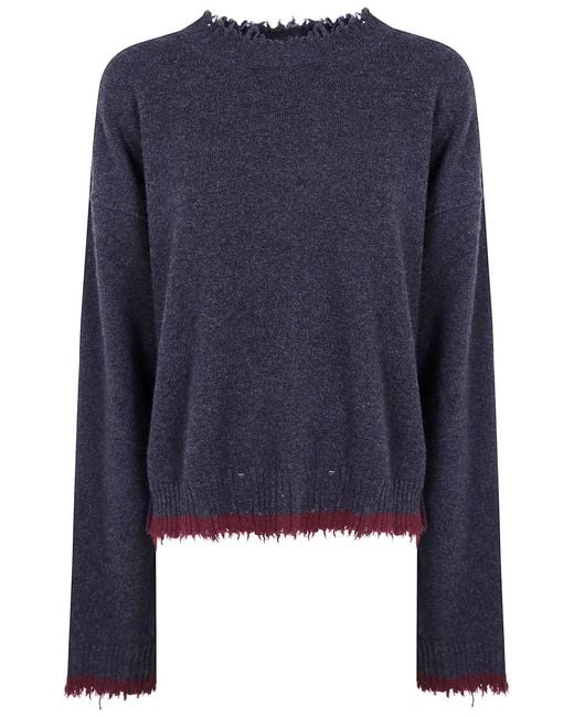 Uma Wang Blue Long Sleeves Top