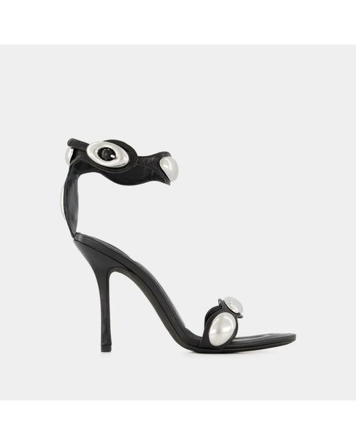 Alexander Wang Black Dome 105 Sandals