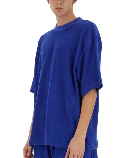 Burberry Blue Oversized T-Shirt for men