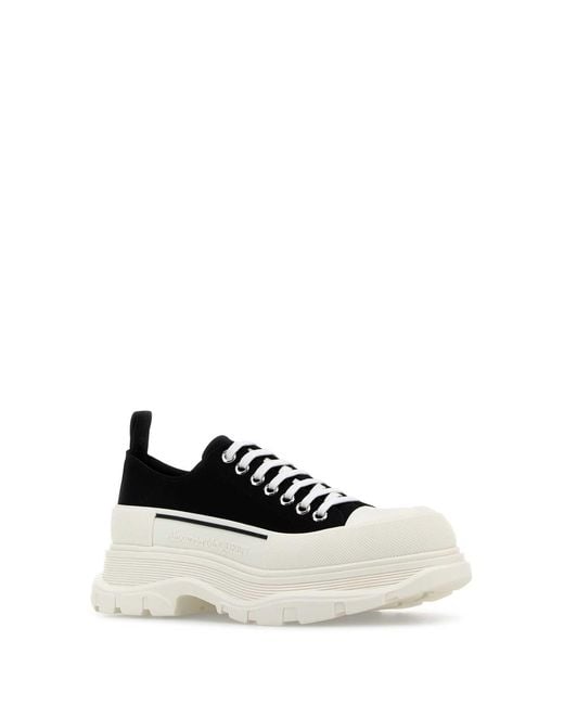 McQueen White Scarpe Stringate