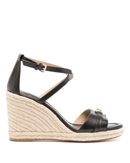 Michael Kors Metallic Mandy Esparto Wedge