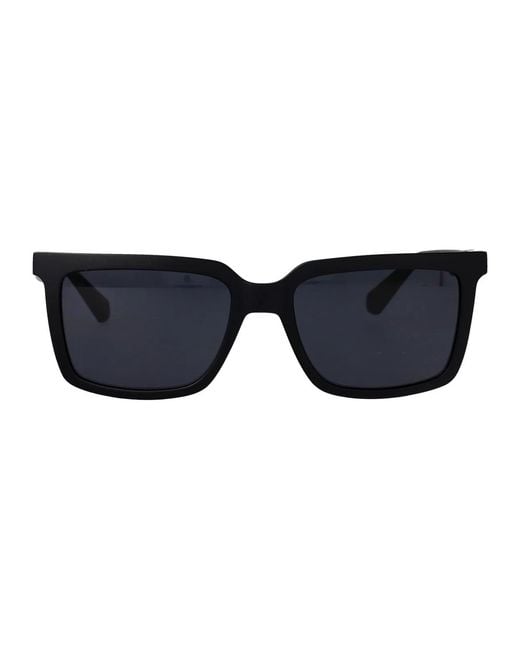 Calvin Klein Blue Matte Injected Sunglasses