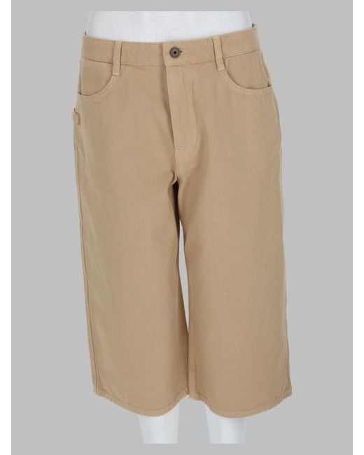 Lemaire Natural 100% Cotton Shorts